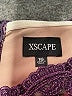 Xscape Purple Cocktail Dress Size 16 - photo 7
