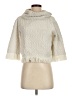 Vince Camuto Tweed Ivory Turtleneck Sweater Size XS - photo 1