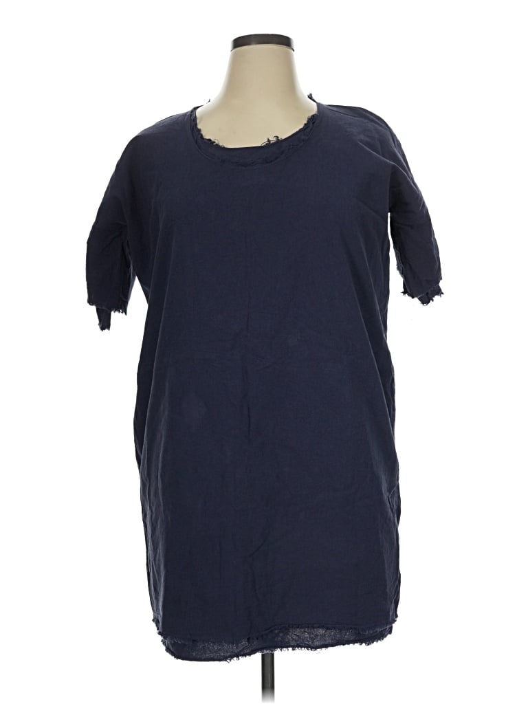 Pre-owned Black Crane Casual Dress In Blue