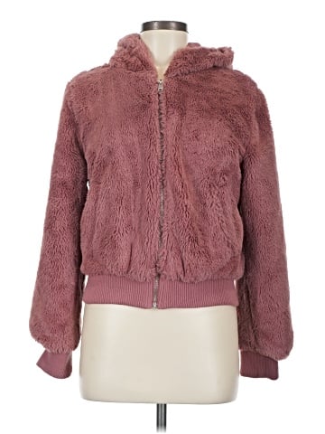 Love Tree Faux Fur Jacket (view 1)