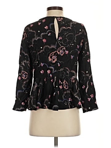 Rebecca Taylor 3/4 Sleeve Silk Top (view 2)