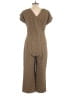 OAK + FORT Plaid Brown Jumpsuit Size L - photo 2