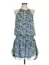 Ramy Brook 100% Polyester Blue Casual Dress Size L - photo 1