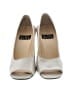 Nine West 100% Leather Ivory Heels Size 7 1/2 - photo 2