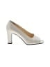 Nine West 100% Leather Ivory Heels Size 7 1/2 - photo 1