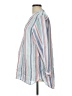L.L.Bean Stripes Blue 3/4 Sleeve Blouse Size L - photo 5