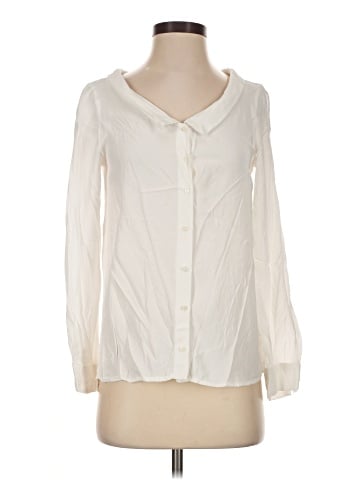 Zara Basic Long Sleeve Blouse (view 1)