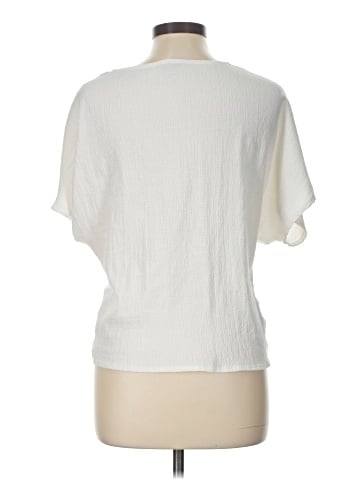 Zara W&B Collection Short Sleeve Blouse (view 2)
