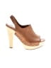 Via Spiga Tan Heels Size 8 - photo 1