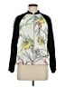 Zara Basic Floral White Track Jacket Size M - photo 1
