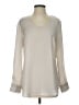 CAbi 100% Polyester Ivory Long Sleeve Blouse Size S - photo 1