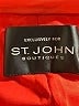 St. John 100% Leather Orange Leather Jacket Size 12 - photo 6