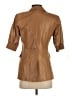 Veronica Beard 100% Leather Tan Blazer Size 2 - photo 2