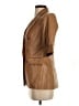 Veronica Beard 100% Leather Tan Blazer Size 2 - photo 5
