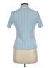 Maje Blue Short Sleeve Blouse Size Med (2) - photo 2