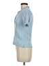 Maje Blue Short Sleeve Blouse Size Med (2) - photo 5