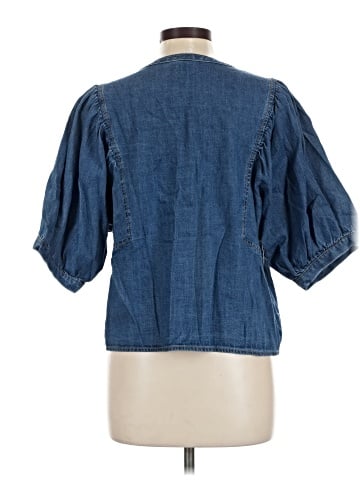 Old Navy 3/4 Sleeve Button-Down Shirt (view 2)