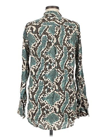 Topshop Long Sleeve Blouse (view 2)