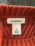 L.L.Bean Chevron-herringbone Burgundy Pullover Sweater Size S - photo 7