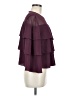 Ella Moss 100% Polyester Burgundy Long Sleeve Blouse Size M - photo 4