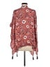 Knox Rose 100% Rayon Red Kimono Size Med - Lg - photo 2