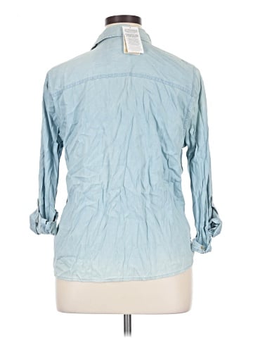 MICHAEL Michael Kors 3/4 Sleeve Button-Down Shirt (view 2)