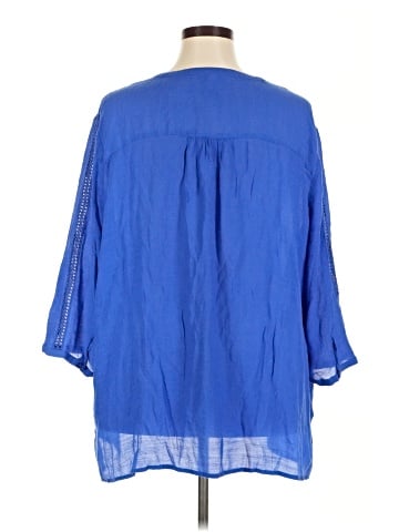 Catherines 3/4 Sleeve Blouse (view 2)