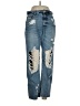 Paige Hearts Blue Jeans Size 28 waist - photo 1