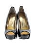 MICHAEL Michael Kors 100% Leather Black Heels Size 6 1/2 - photo 2