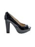 MICHAEL Michael Kors 100% Leather Black Heels Size 6 1/2 - photo 1