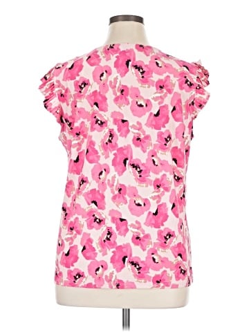 Anne Klein Short Sleeve Blouse (view 2)