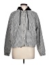 Forever 21 Checkered-gingham Silver Windbreaker Size L - photo 1