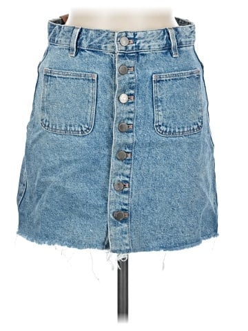 Zara TRF Denim Skirt (view 1)