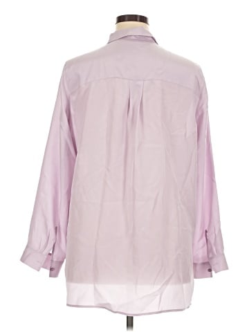 Eileen Fisher Long Sleeve Silk Top (view 2)