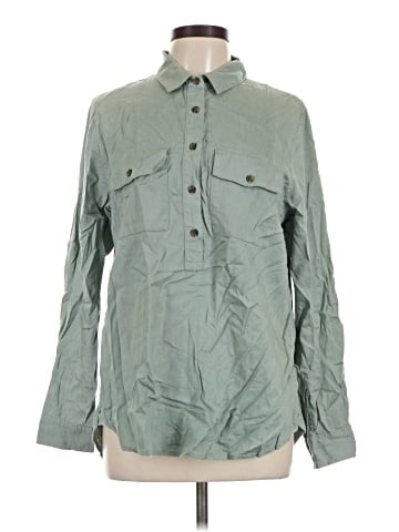 Lands' End Long Sleeve Button-Down Shirt (view 1)