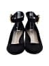 Nine West 100% Leather Black Heels Size 5 - photo 2