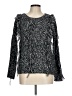 Volcom 100% Polyacryl Tweed Black Pullover Sweater Size 10 - photo 1