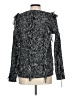 Volcom 100% Polyacryl Tweed Black Pullover Sweater Size 10 - photo 2