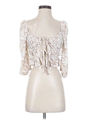 Blush 3/4 Sleeve T-Shirt (view 1)