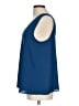Lilly Pulitzer 100% Polyester Blue Sleeveless Blouse Size L - photo 5