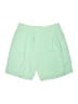 J.Crew 100% Polyester Solid Green Shorts Size 4 - photo 1