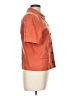 Amanda Smith 100% Linen Orange Jacket Size 10 - photo 4