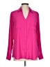 Express 100% Polyester Pink Long Sleeve Blouse Size L - photo 1