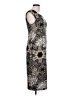 Connected Apparel Graphic Silver Cocktail Dress Size 12 - photo 4