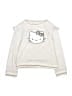 Hello Kitty 100% Polyester Ivory Sweatshirt Size 7 - photo 1