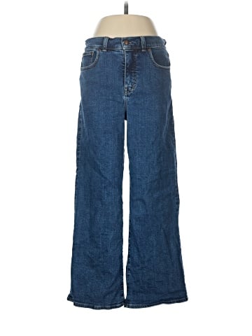 Madewell The Petite Wide-Leg Jean in Super Stretch Denim (view 1)