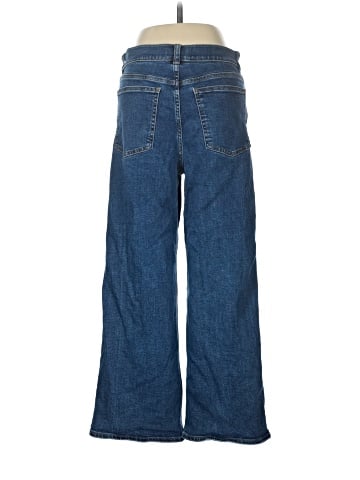 Madewell The Petite Wide-Leg Jean in Super Stretch Denim (view 2)