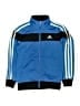 Adidas 100% Polyester Blue Track Jacket Size 6 - photo 1