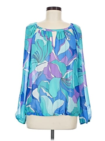 Jennifer Lopez Long Sleeve Blouse (view 1)