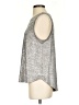 Deletta Silver Sleeveless T-Shirt Size S - photo 5